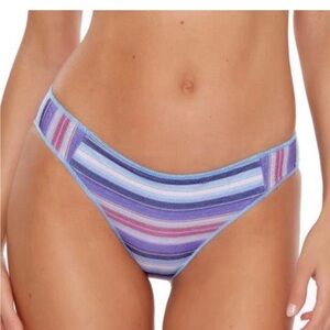 NWT Becca Women's South Coast Metallic Bikini Bottom M